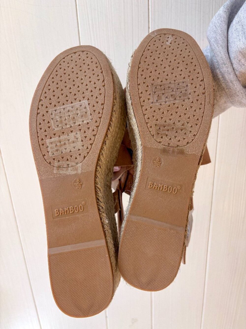Serena Faux Suede Espadrille in Mocha | Womens 8 - Picture 4 of 5
